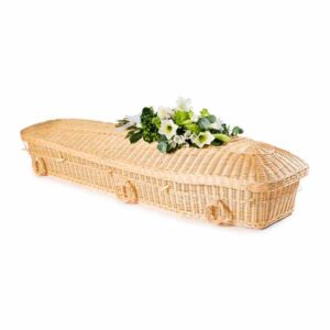 Willow Pod Light green coffin