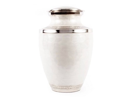 heaven white urn 1