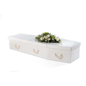 White Cardboard Traditional Coffin.jpg